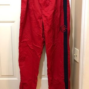 VTG Nautica Competition Striped Fleece Track Pants